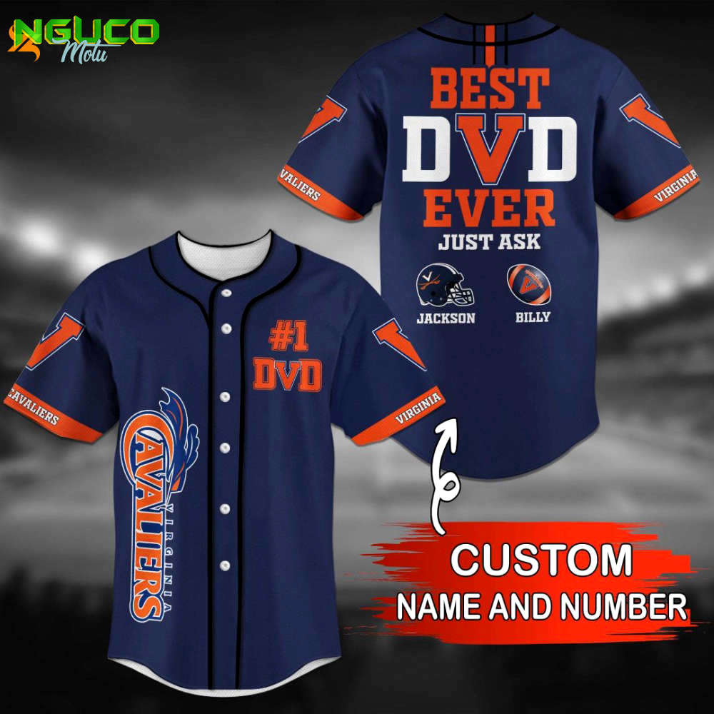 Custom virginia cavaliers baseball jersey – personalized