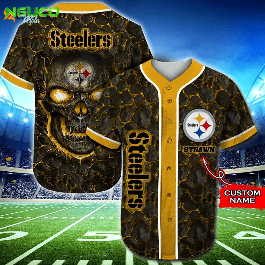 Customize your style with pittsburgh steelers personalized baseball jersey –