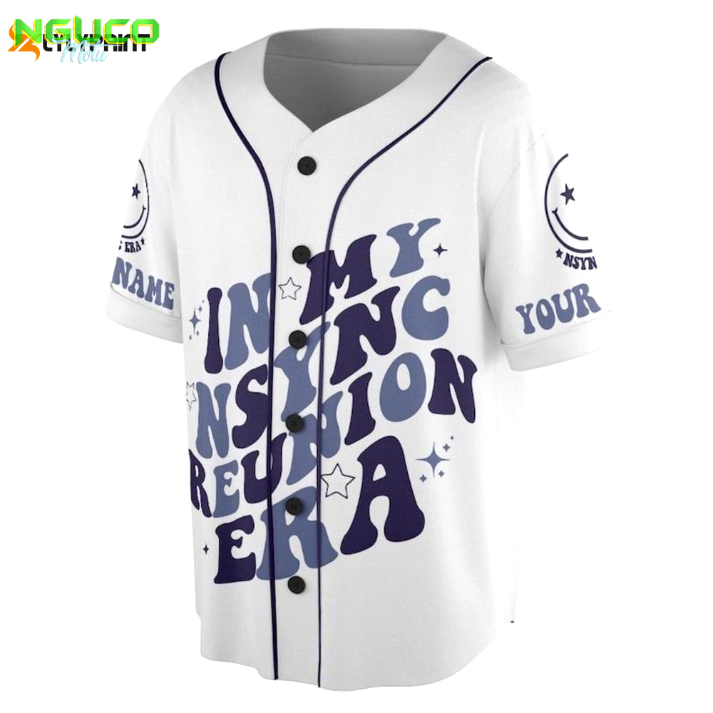Customized nsync band baseball jersey
