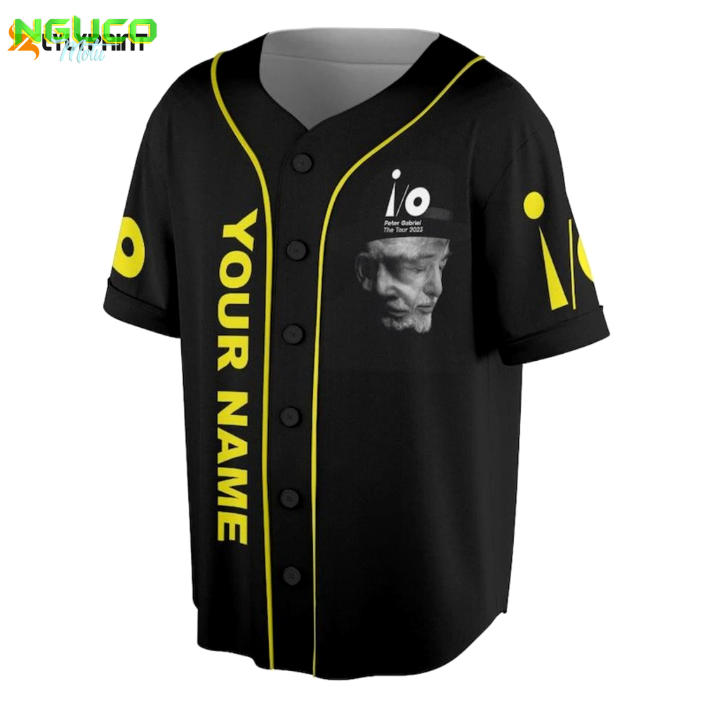 Customized peter gabriel baseball jersey