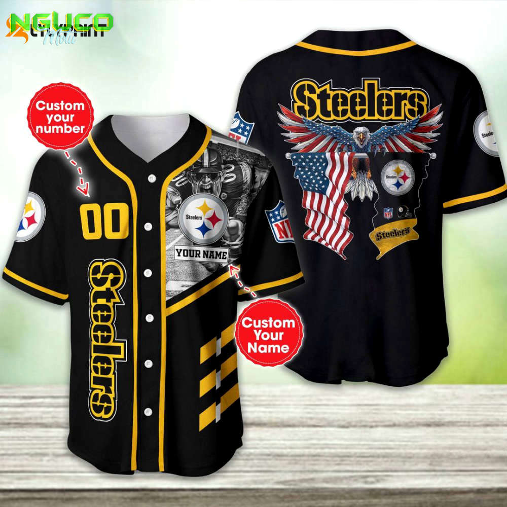 Customized pittsburgh steelers baseball jersey -: personalize your steelers gear!