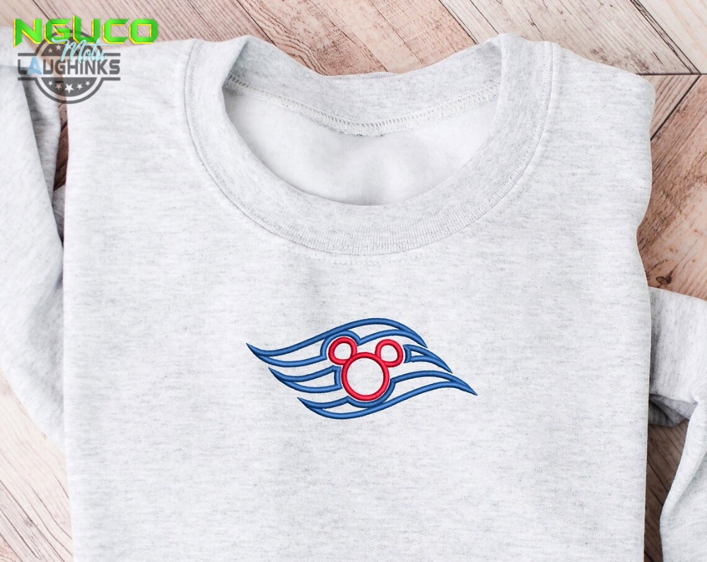 Disney cruise embroidered crewneck disney embroidered sweatshirt disney cruise line crewneck disney princess sweatshirt disney crewneck embroidery tshirt sweatshirt hoodie gift