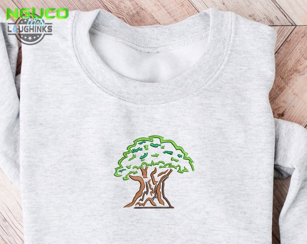 Disney tree of life embroidered crewneck disney embroidered sweatshirt disney animal kingdom crewneck disney sweatshirt disney crewneck embroidery tshirt sweatshirt hoodie gift