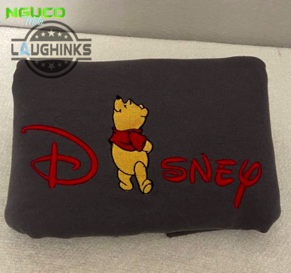 Disney x pooh embroidered sweatshirt embroidery tshirt sweatshirt hoodie gift