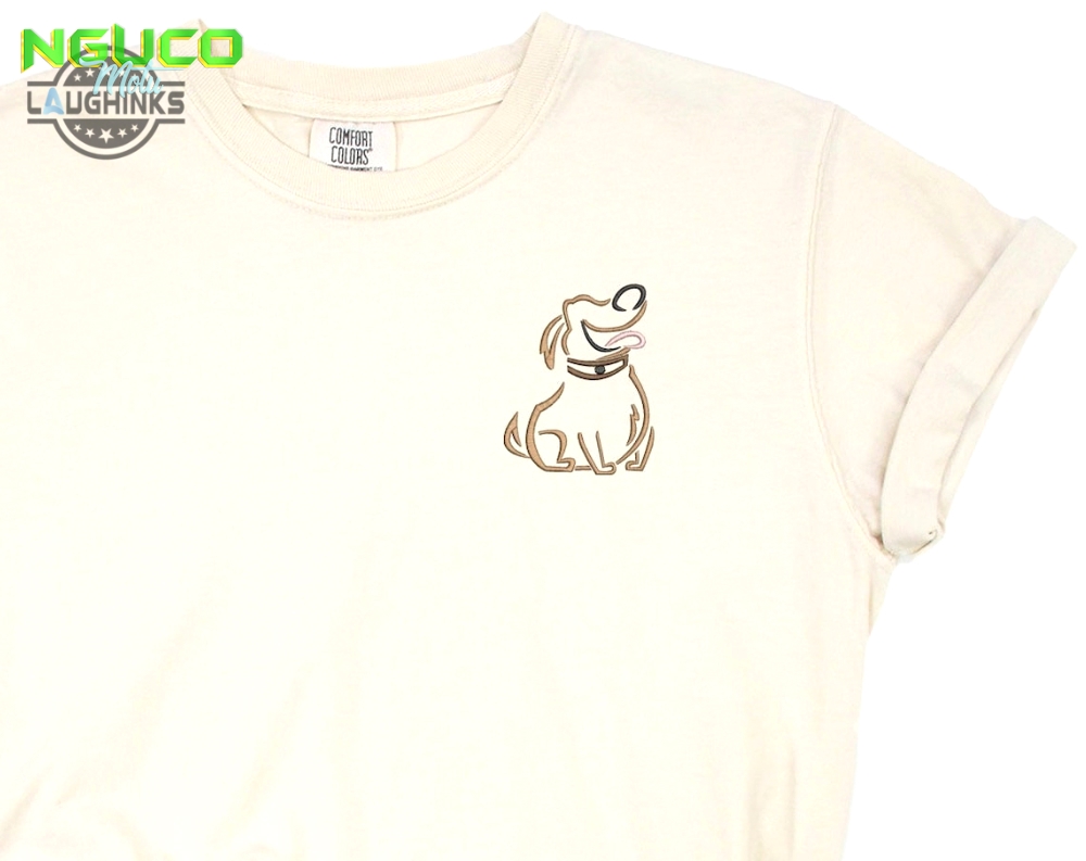 Dug embroidered tshirt disney up shirt up t shirt disney princess shirt disney dog tshirt womens disney shirt embroidery tshirt sweatshirt hoodie gift