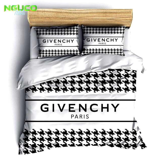 Givenchy paris luxury brand fashion bedding set bedspread duvet cover set