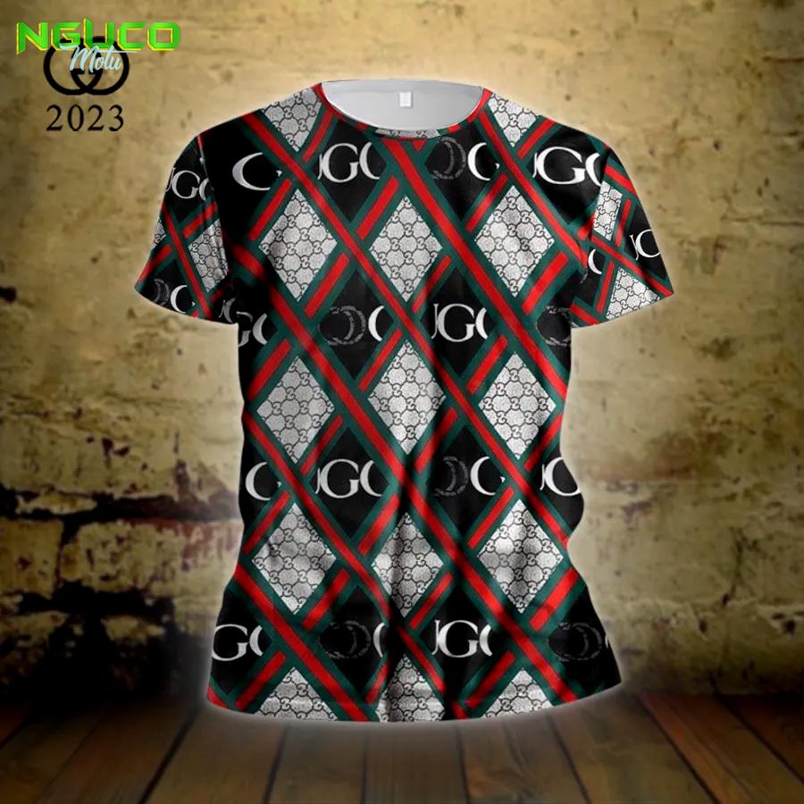 Gucci luxury brand t-shirt outfit for men women