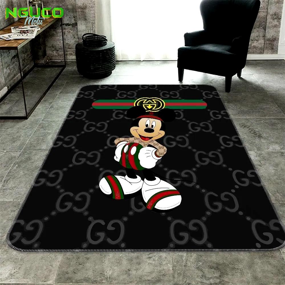 Gucci mickey mouse disney luxury fashion luxury brand rug carpet home decor