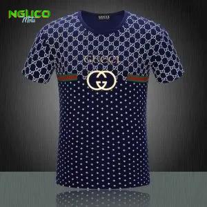 Gucci new navy luxury brand t-shirt outfit for men women