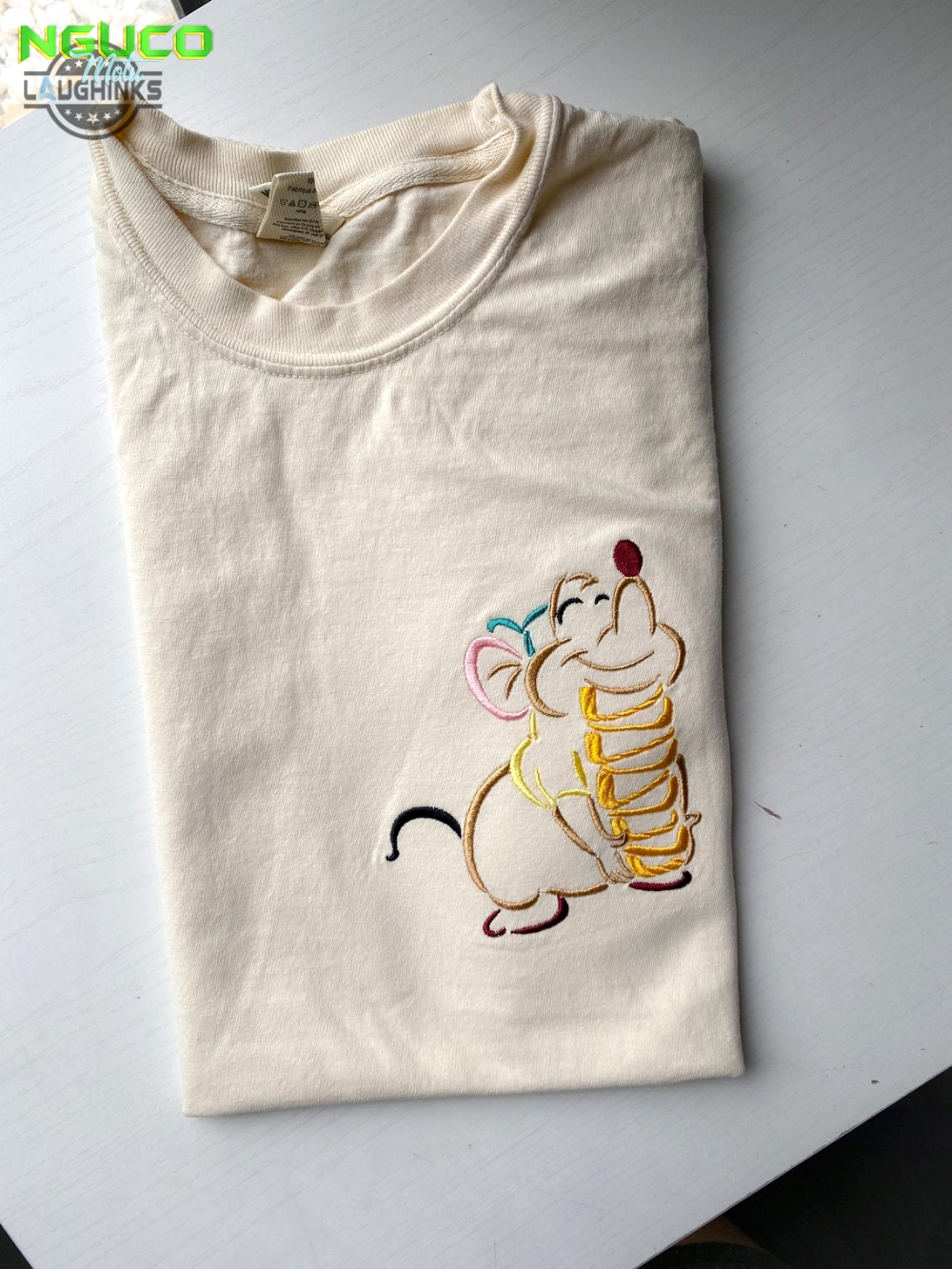 Gus gus embroidered shirt disney embroidered shirt disney world shirt disneyland shirt embroidery tshirt sweatshirt hoodie gift
