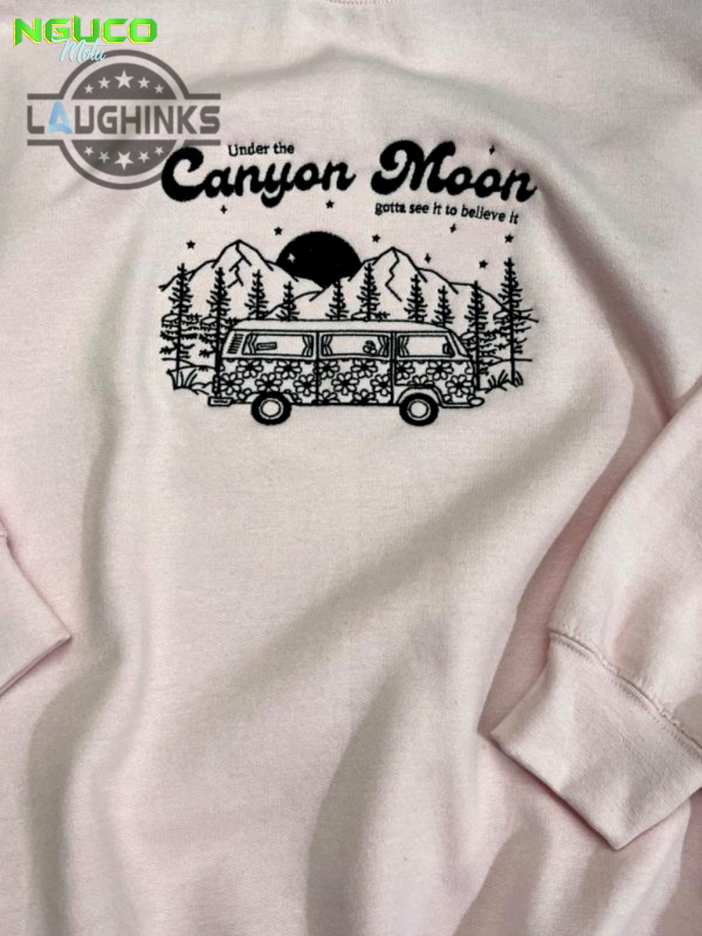 Harry styles embroidered sweatshirt canyon moon embroidery tshirt sweatshirt hoodie gift