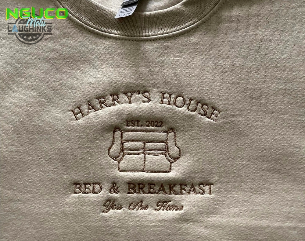 Harrys house embroidered crewneck choose your color crew embroidery tshirt sweatshirt hoodie gift