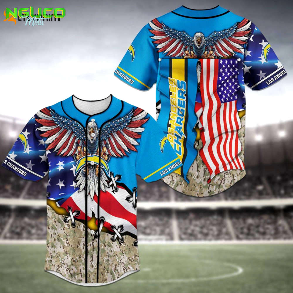 Los angeles chargers baseball jersey: authentic team gear for die-hard fans