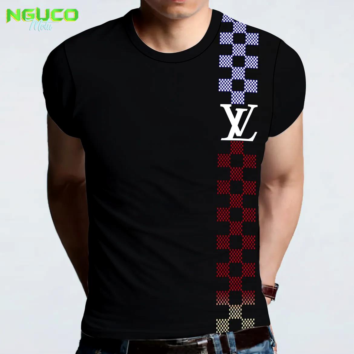 Louis vuitton black unisex t-shirt gift for men women