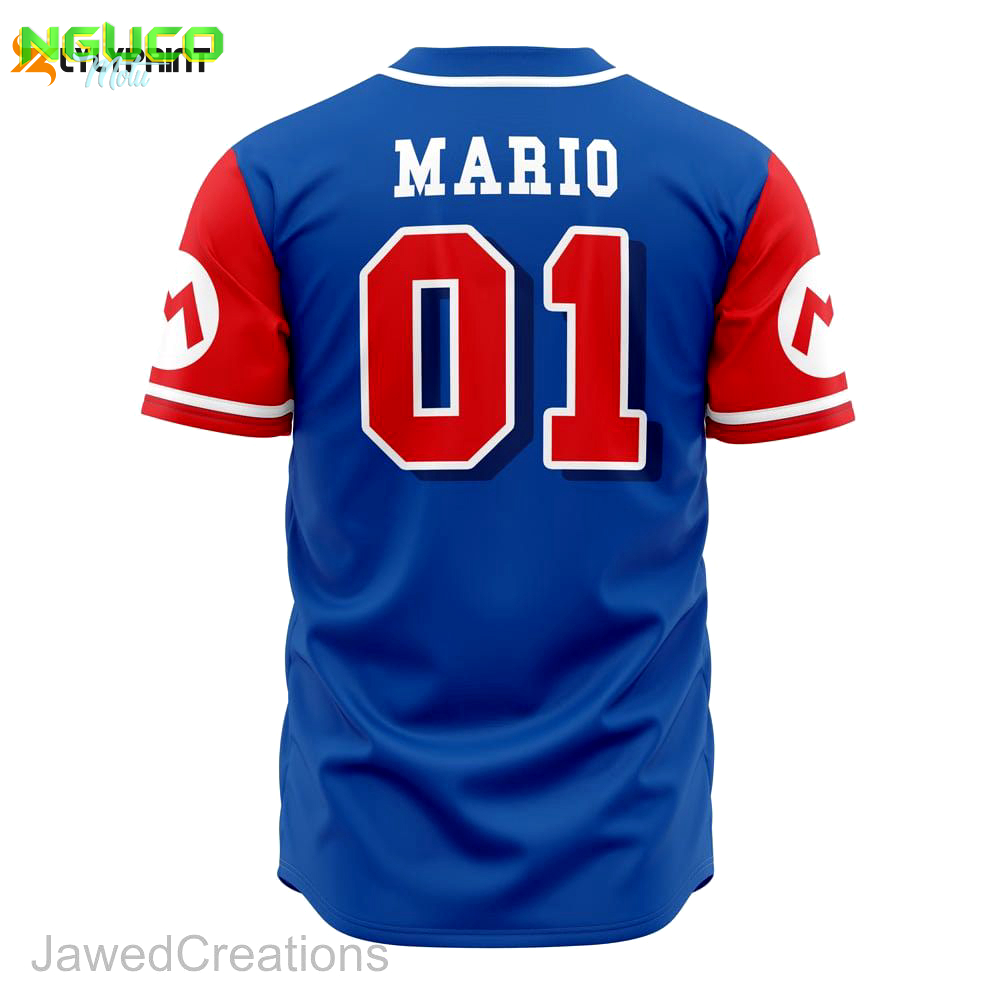 Mario party baseball jerdey, super smash bros baseball jersey