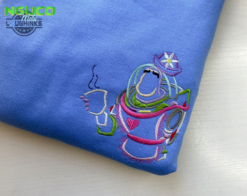 Mrs nesbitt buzz lightyear embroidered sweatshirt hoodie disney world disneyland embroidered embroidery tshirt sweatshirt hoodie gift