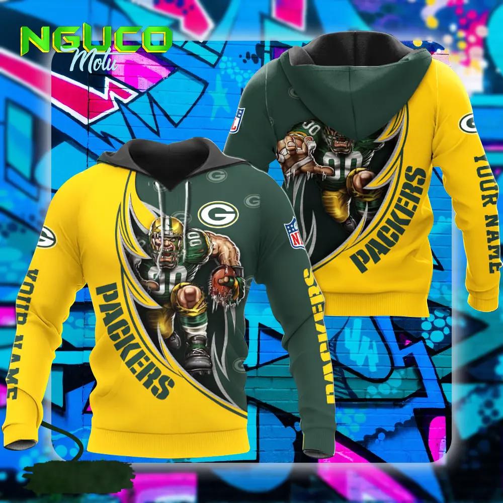Nfl green bay packers hoodie damn right sport hoodie