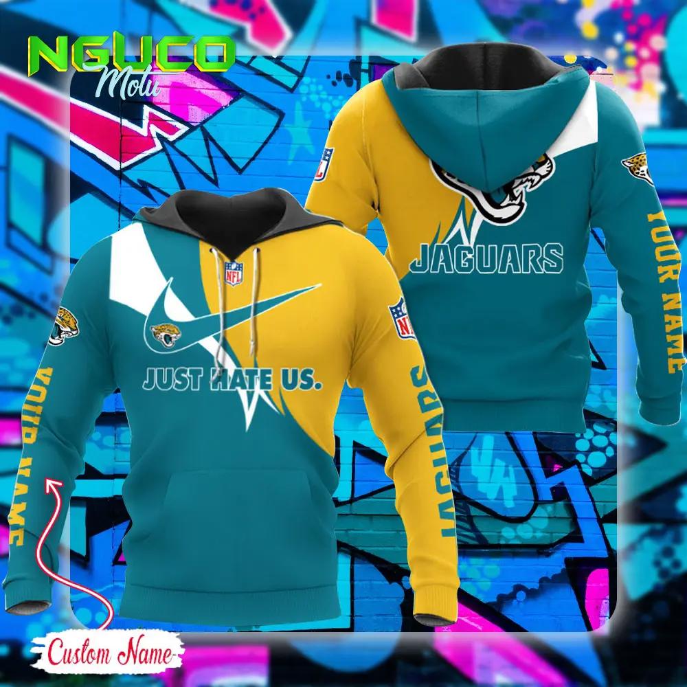 Nfl jacksonville jaguars hoodie just hate us sport hoodie