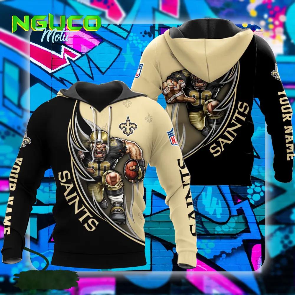 Nfl new orleans saints hoodie damn right sport hoodie