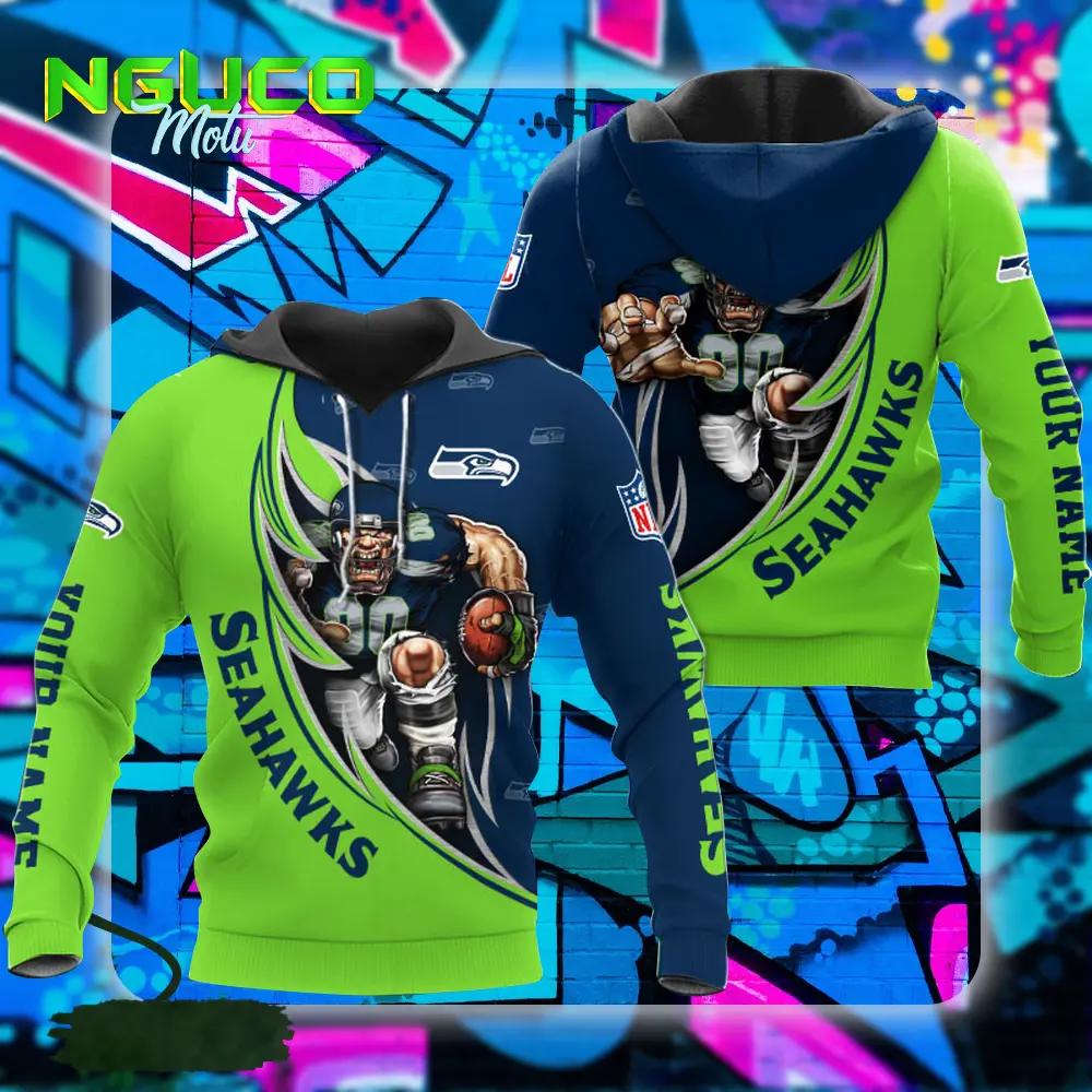 Nfl seattle seahawks hoodie damn right sport hoodie