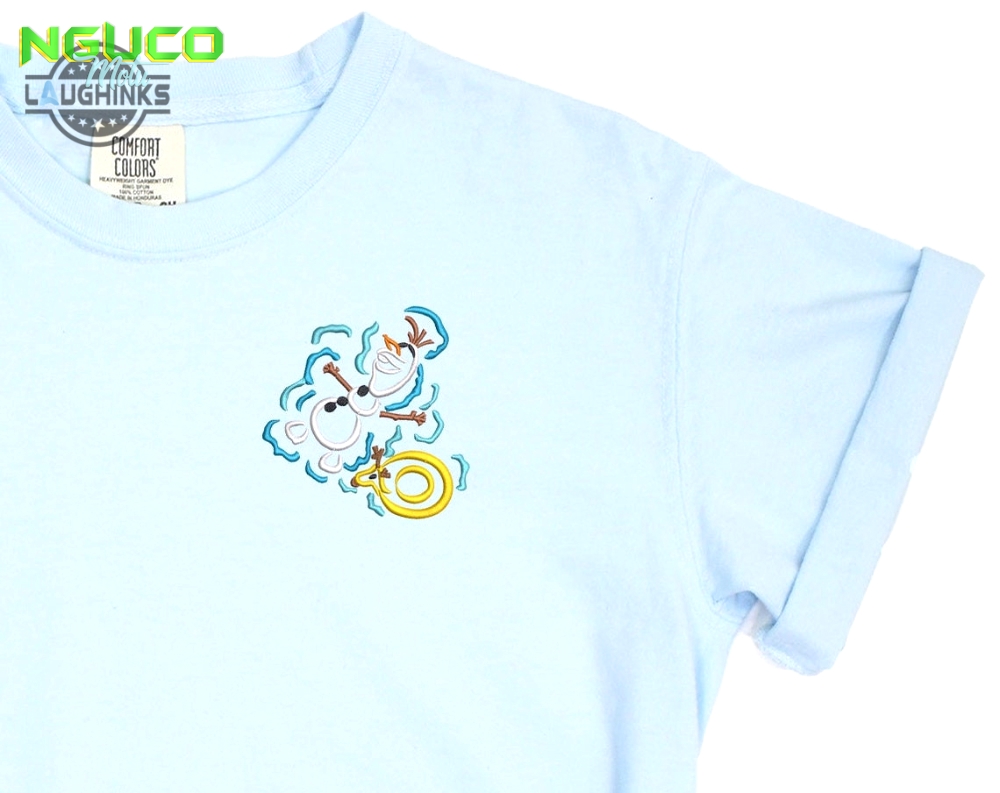 Olaf embroidered tshirt frozen embroidered shirt olaf in summer t shirt olaf shirt disney tshirt snowman shirt womens disney shirt embroidery tshirt sweatshirt hoodie gift