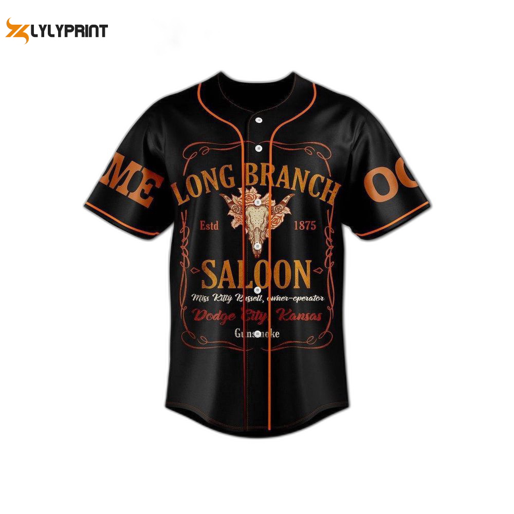 Personalized gunsmoke baseball jersey for men women