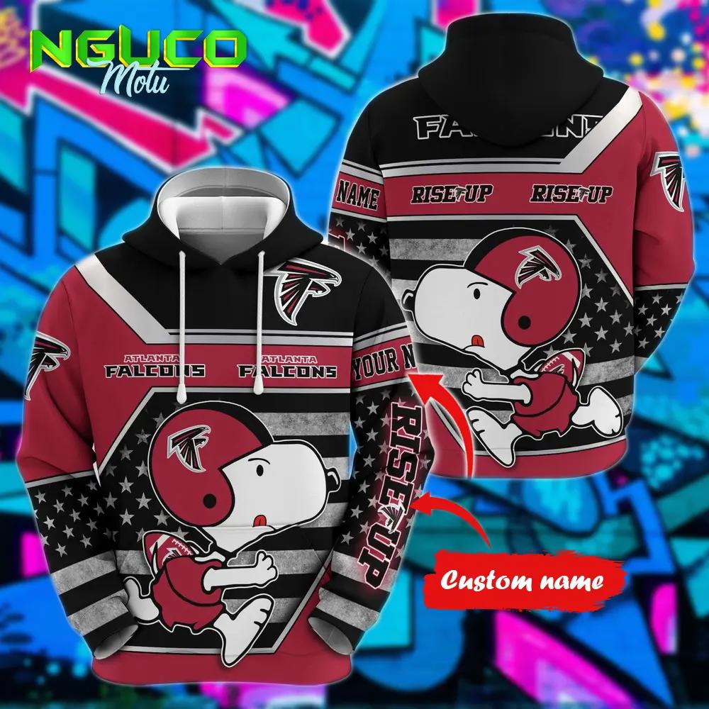 Personalized nfl atlanta falcons hoodie snoopy unisex hoodie