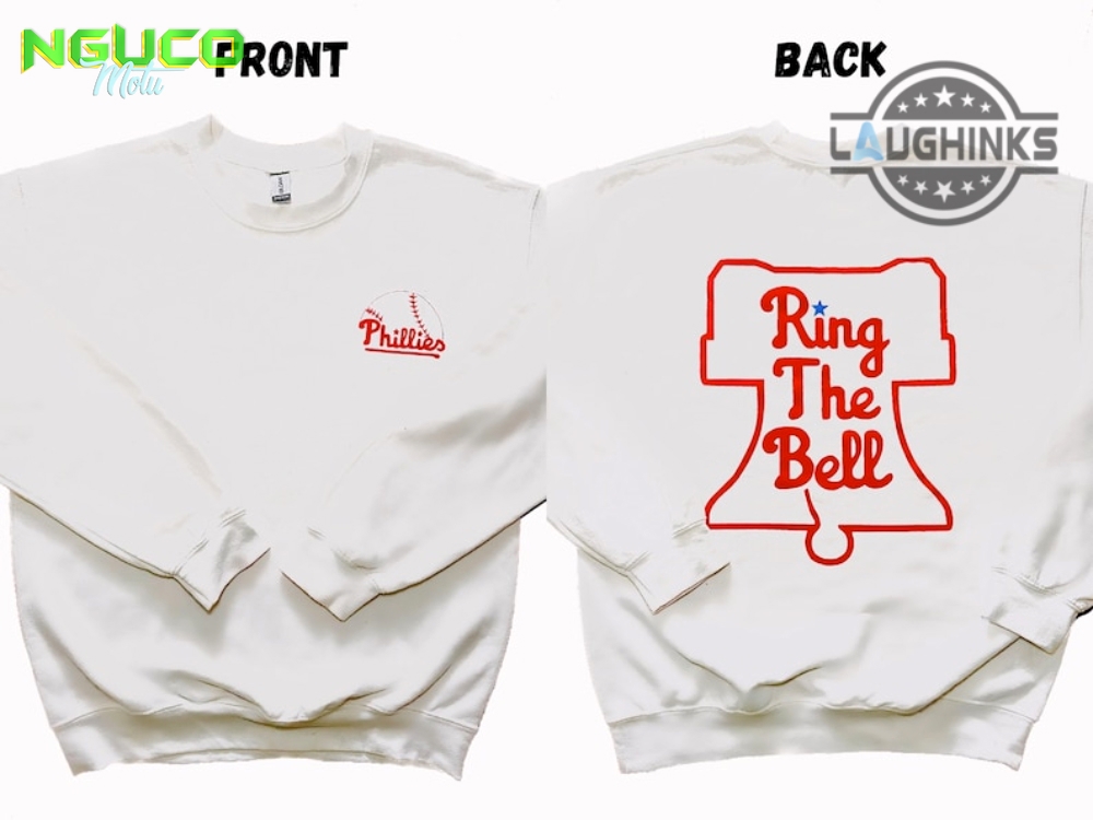 Philadelphia phillies sweatshirt tshirt hoodie mens womens double sided philadelphia phillies baseball shirts ring the bell philly mlb t shirt red october