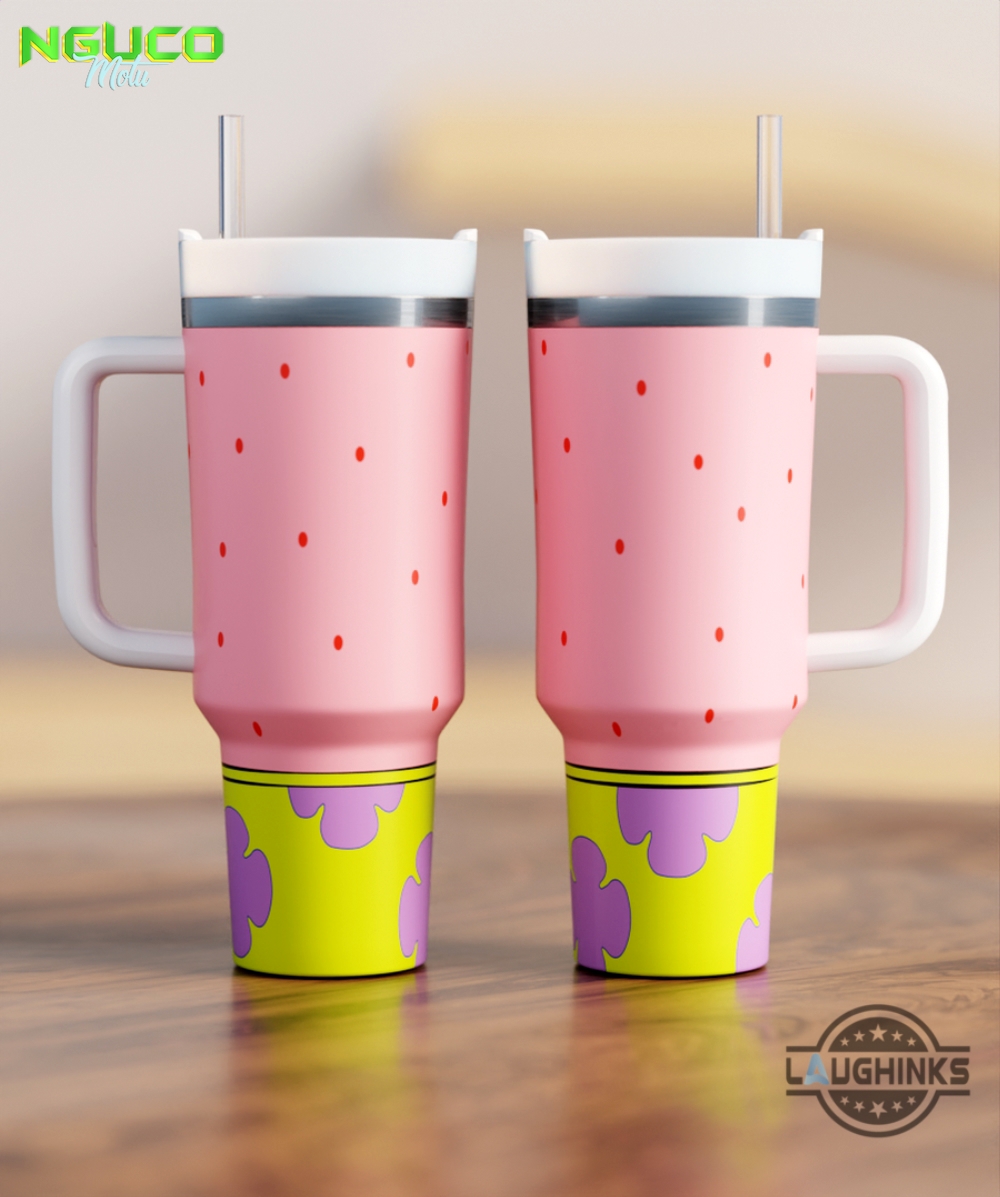 Pink dude crewcup 40oz or 20oz available stanley tumbler dupe 40 oz stainless steel travel cups with handle lid and straw new