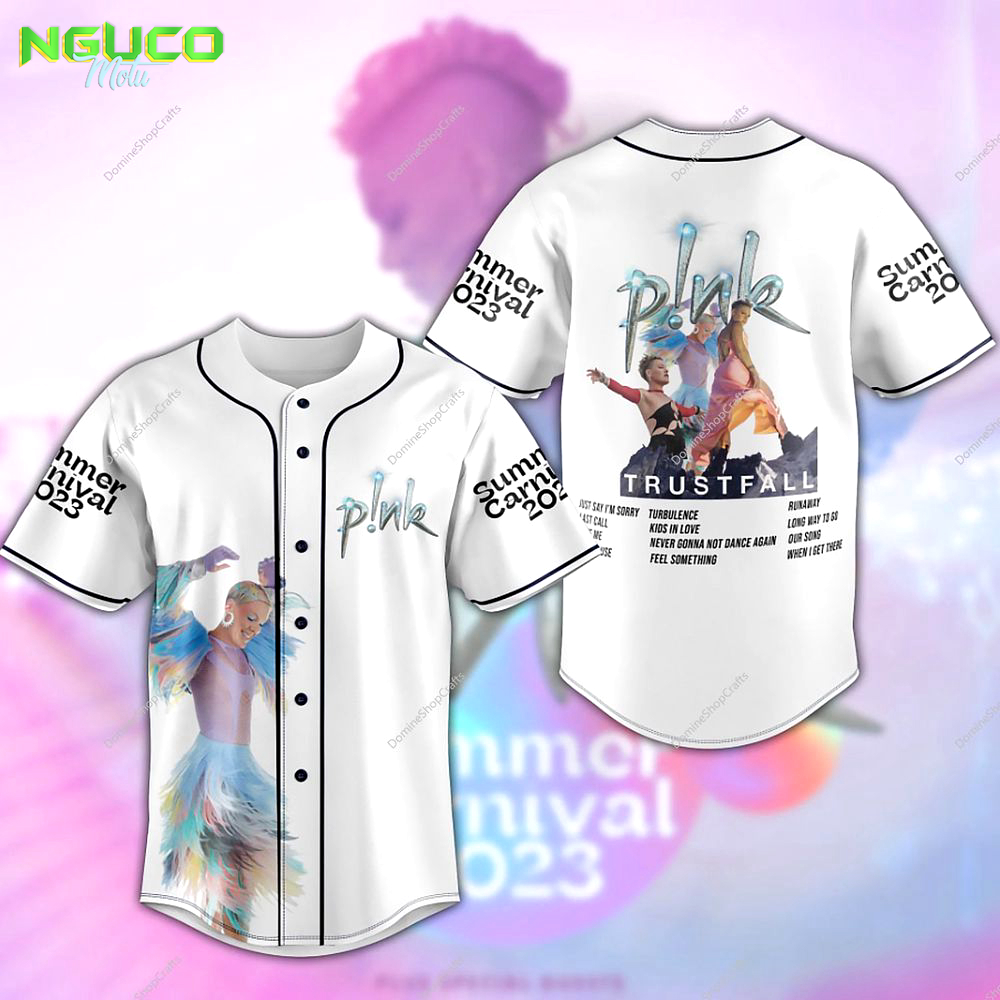 P!nk summer carnival 2023 baseball jersey, personalized baseball jersey