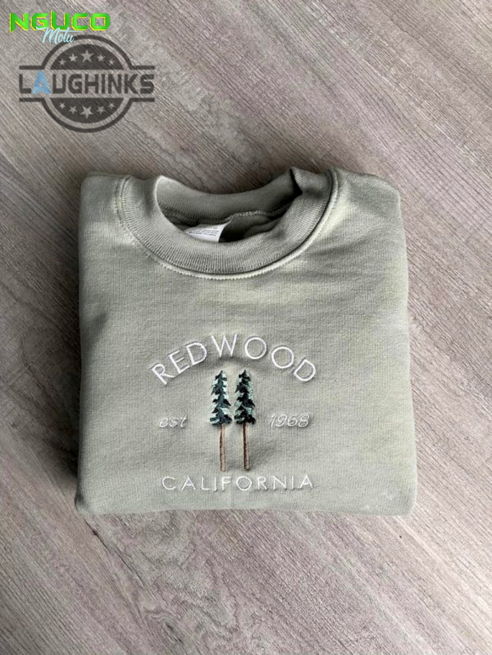 Redwood embroidered sweater embroidery tshirt sweatshirt hoodie gift