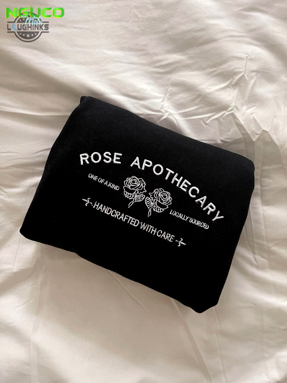 Rose apothecary embroidered sweatshirt embroidery tshirt sweatshirt hoodie gift