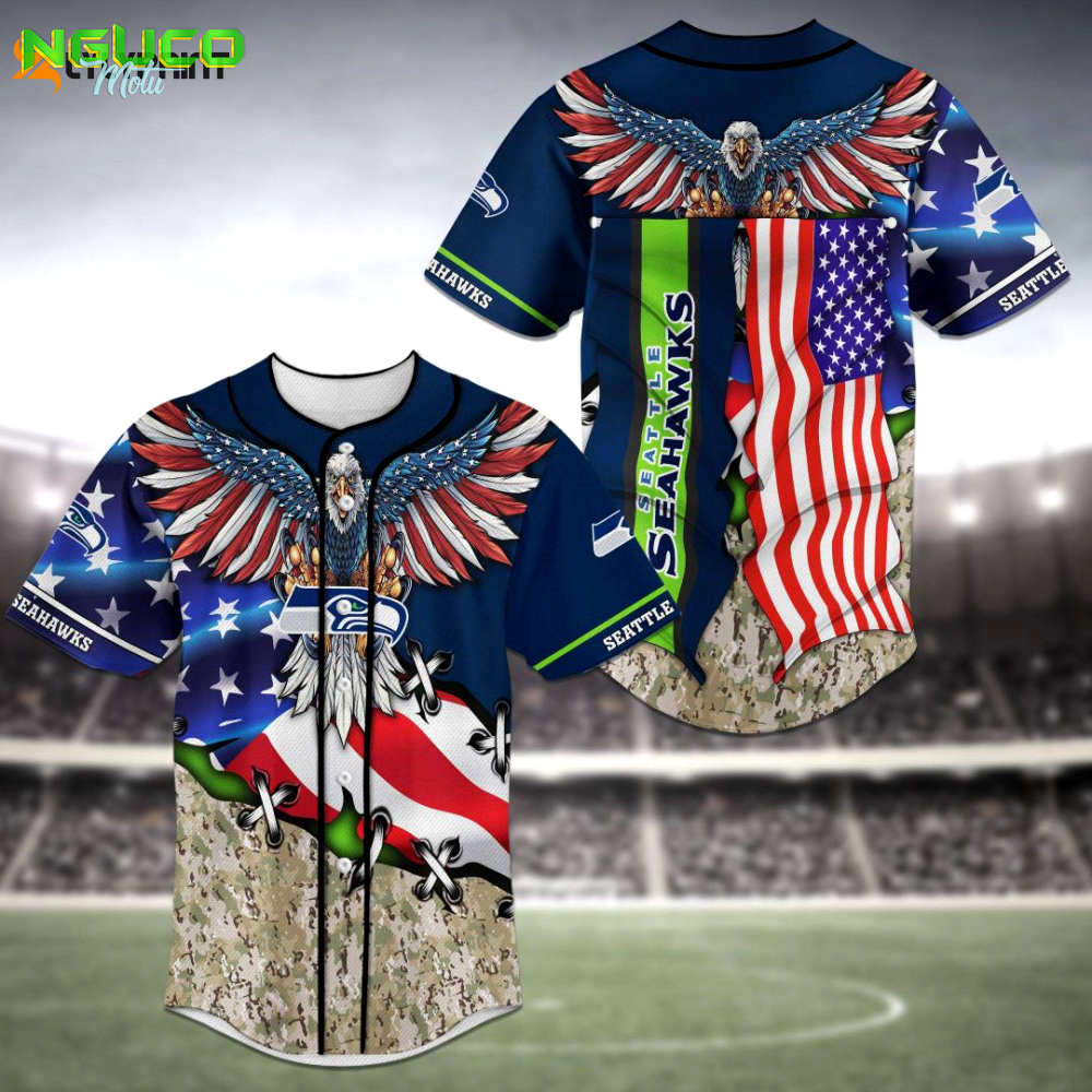 Seattle seahawks baseball jersey: show your team spirit!