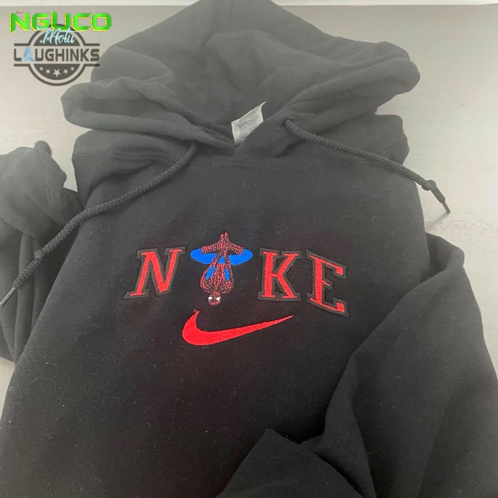 Spiderman embroidered hoodie embroidery tshirt sweatshirt hoodie gift