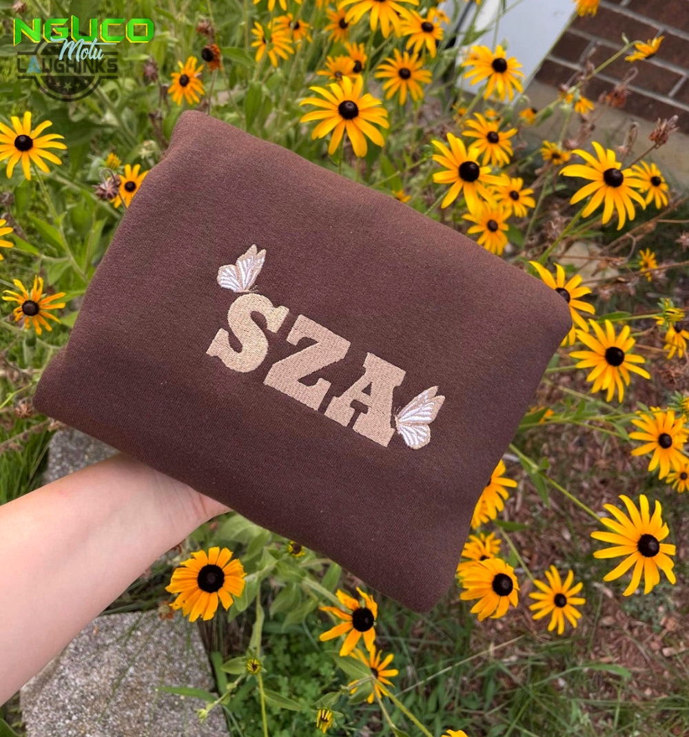 Sza embroidered sweatshirt embroidery tshirt sweatshirt hoodie gift