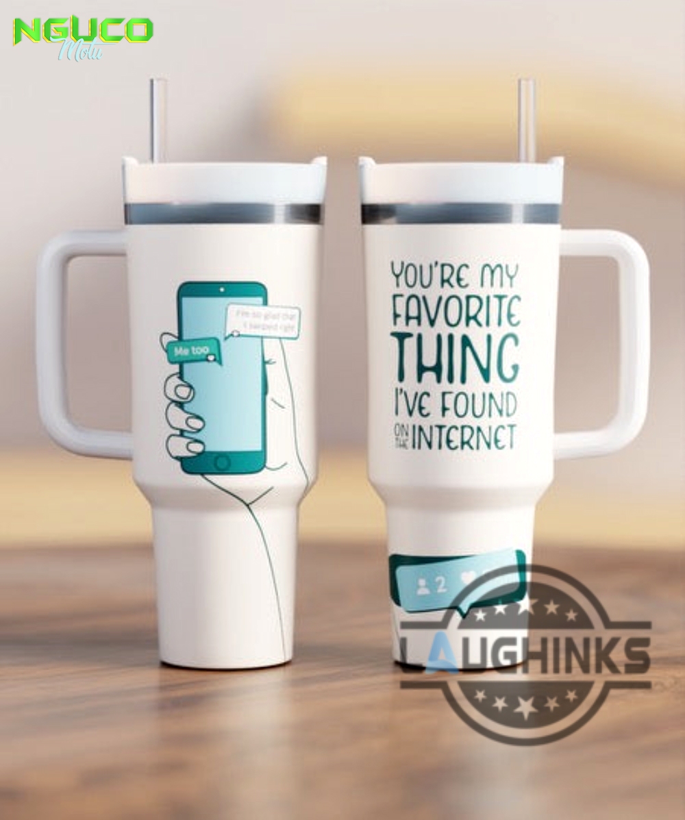 The couples crewcup 40oz stainless steel stanley tumbler dupe 40 oz stainless steel travel cups with handle lid and straw gift