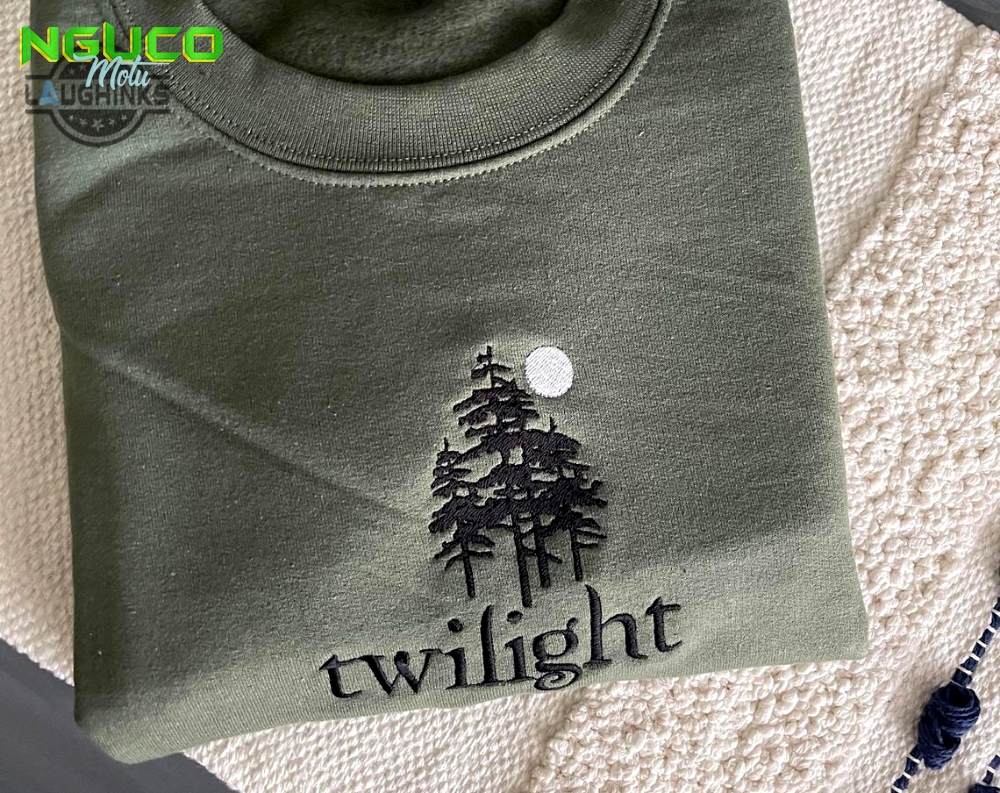 Twilight embroidered sweater embroidery tshirt sweatshirt hoodie gift