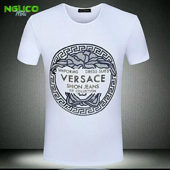Versace medusa white luxury brand premium t-shirt outfit for men women