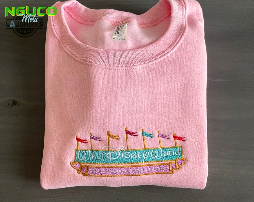 Vintage magical world embroidered sweatshirt embroidery tshirt sweatshirt hoodie gift