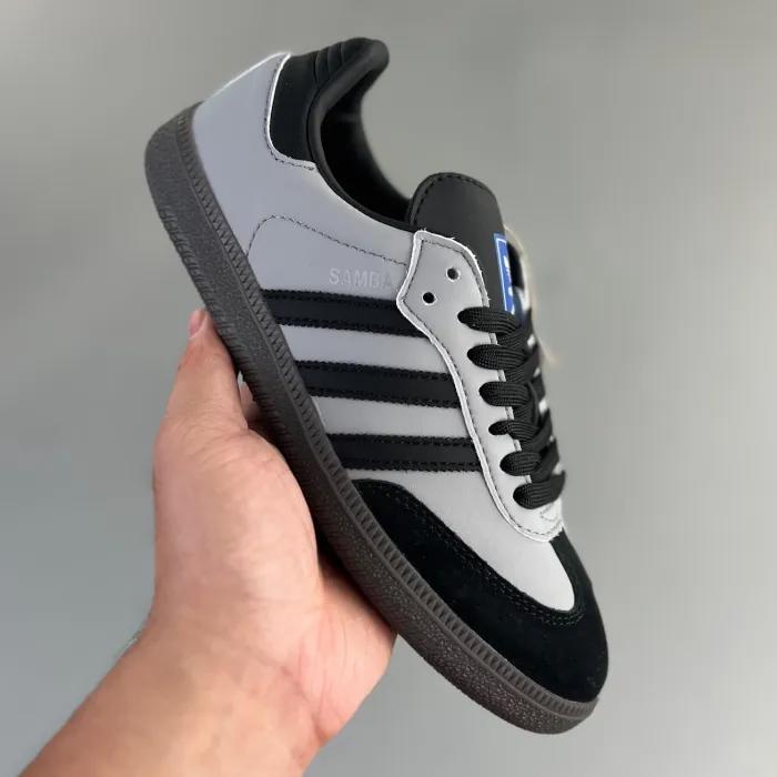 Adidas samba custom grey black -000qqdl6qw4