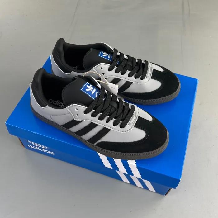 Adidas samba custom grey black -000qqdl6qw4
