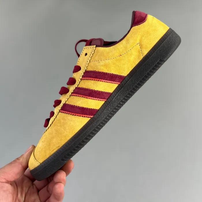 Adidas samba mamo yellow maroon -000naw0ywot