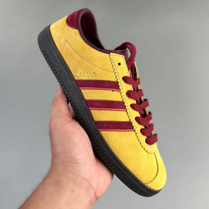 Adidas samba mamo yellow maroon -000naw0ywot
