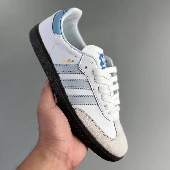 Adidas samba og white blue halo powder sky blue-0007h8wjka3