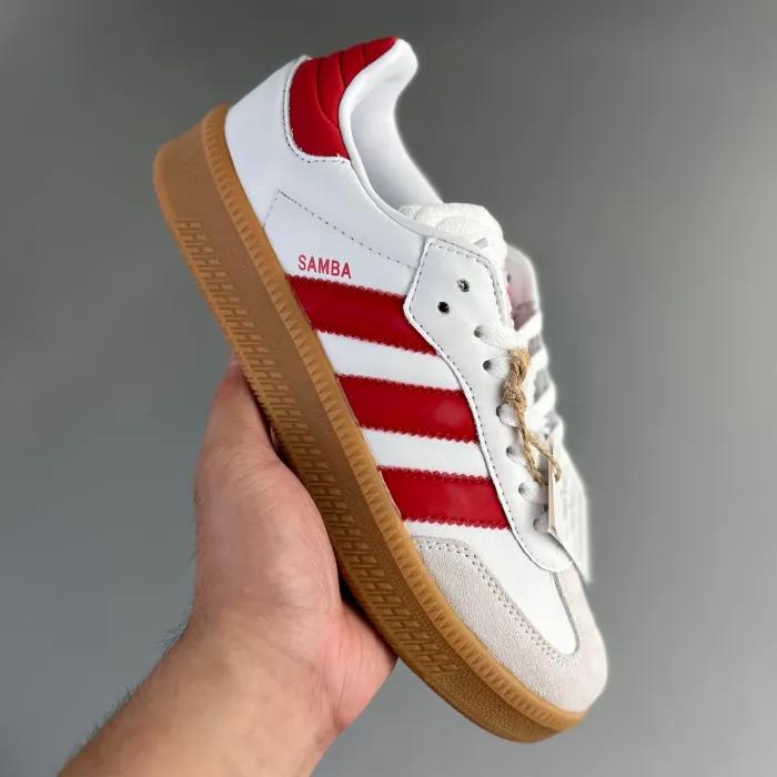 Adidas sambae white better scarlet gum -000lgqtlml3