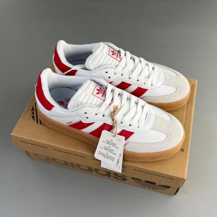 Adidas sambae white better scarlet gum -000lgqtlml3