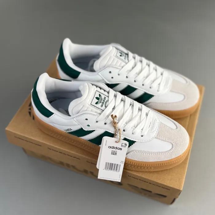 Adidas sambaewhite collegiate green gum -000cwmktxxw