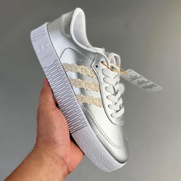 Adidas sambarose silver -000vqf3jixd