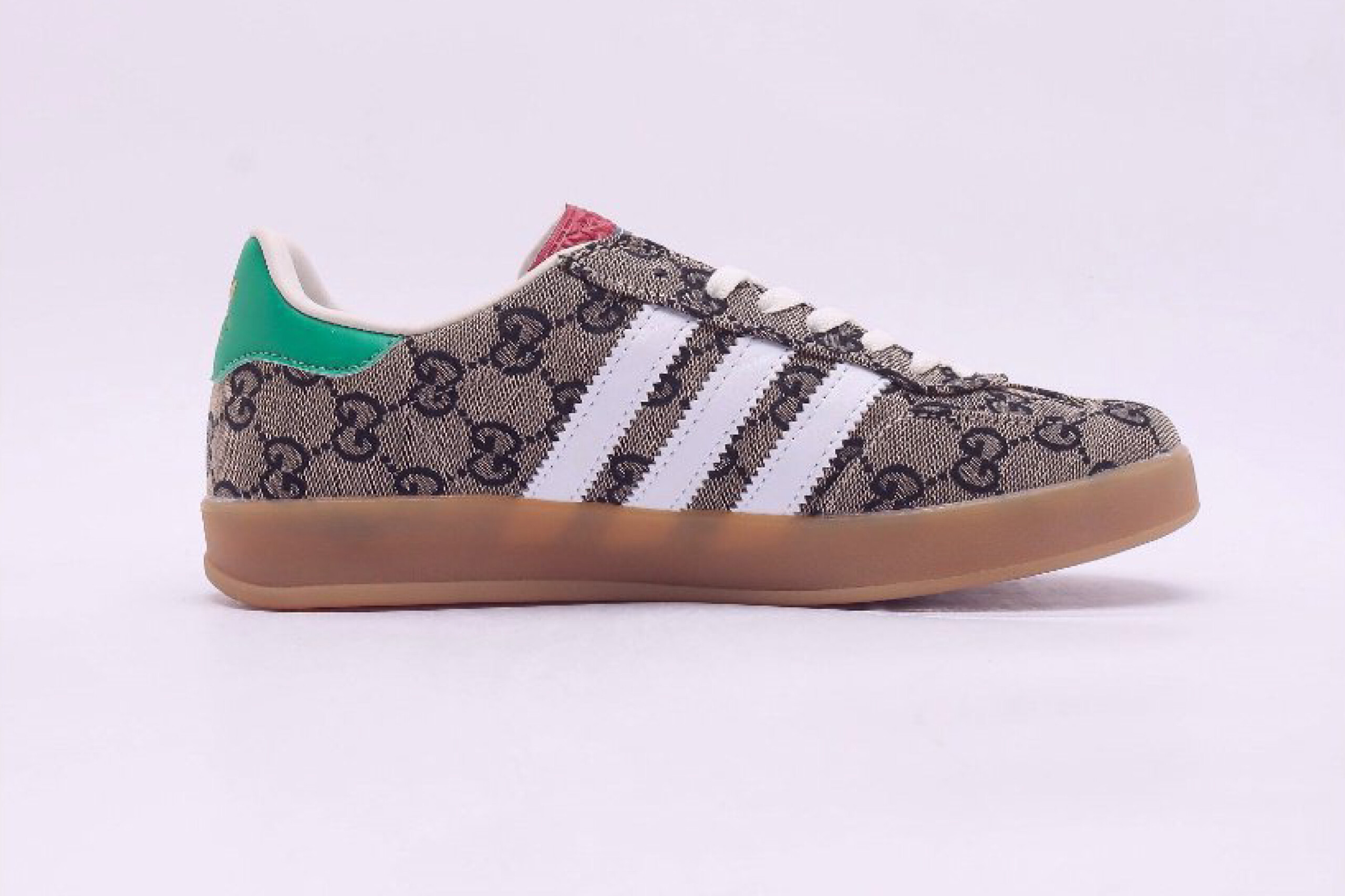 Adidas x gucci gazelle beige gg monogram