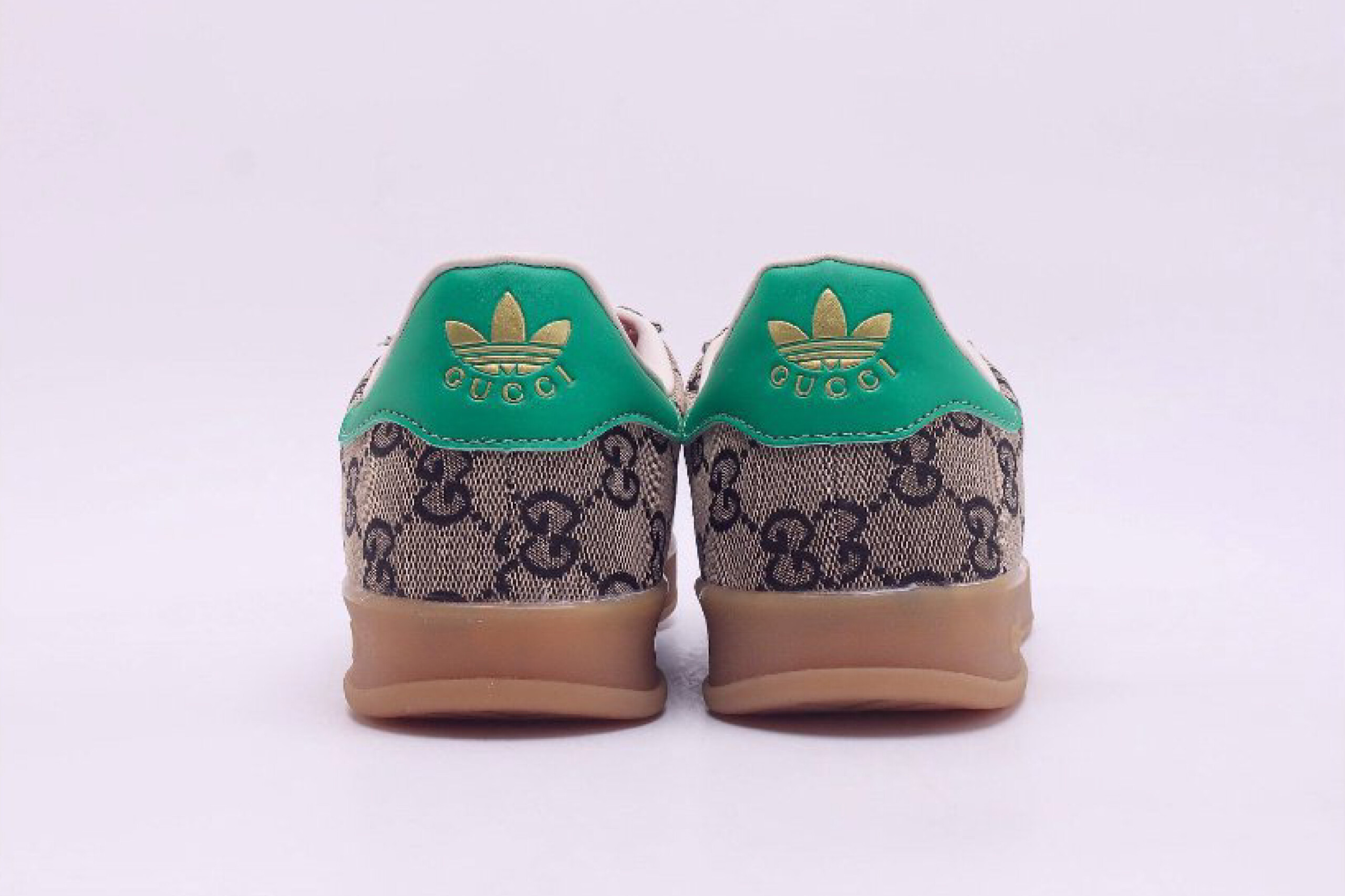 Adidas x gucci gazelle beige gg monogram